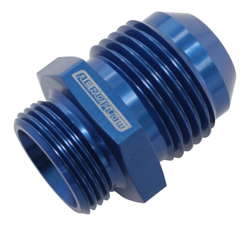 Aeroflow Performance Aeroflow Blue Breather Adapters -10AN
 Screw in for Nissan Valve Covers with threaded hole SR
