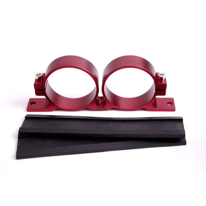 Aeroflow Performance Aeroflow Bosch Dual Fuel Pump Bracket (Silver) AF64-2015S SR