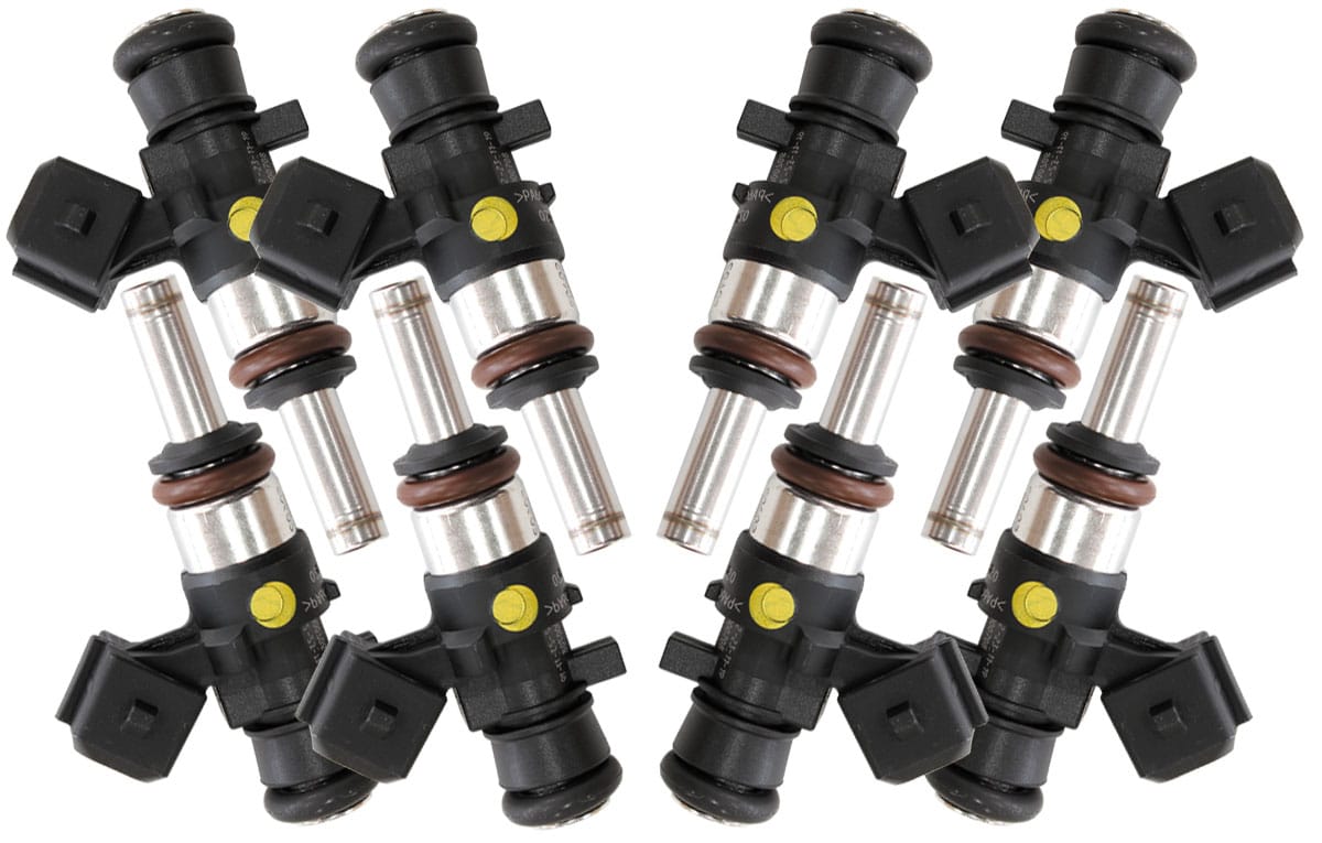 Aeroflow Performance Aeroflow Bosch Motorsport 980cc EV14 Short JETRONIC Flow Matched Fuel Injectors SR