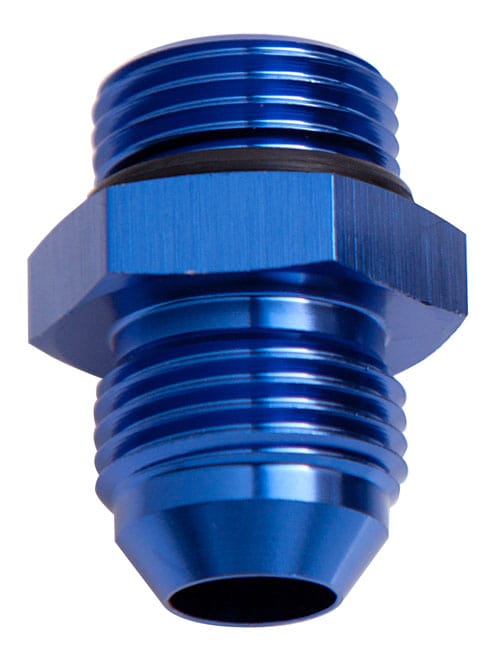 Aeroflow Performance Aeroflow Fittings 10 / 12AN / Blue ORB to AN Straight Male Flare Adapter UPTO -12AN ONLY AF920 SR
