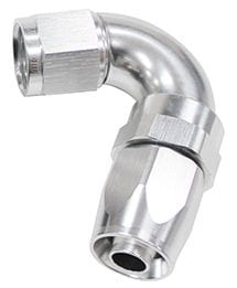 Aeroflow Performance Aeroflow Fittings 10 / Silver 150 Series Taper One-Piece Full Flow Swivel 120° Hose End AF154 SR