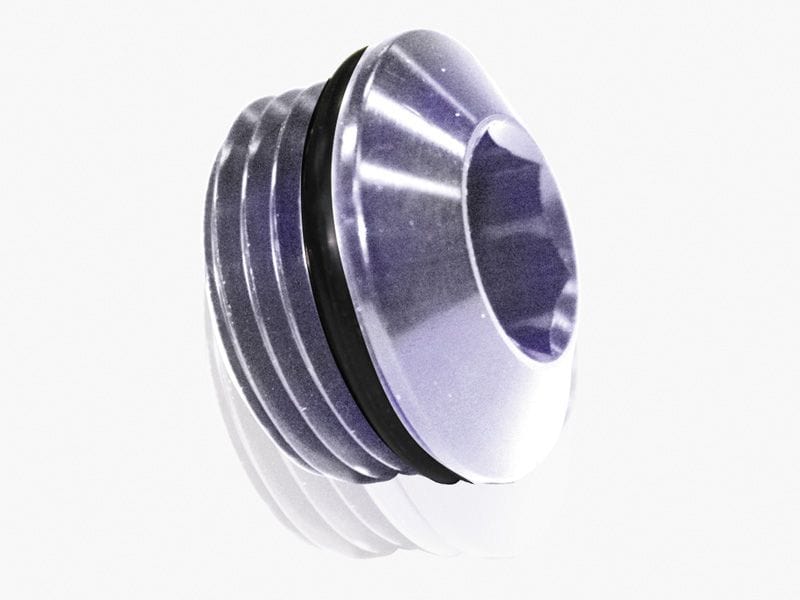 Aeroflow Performance Aeroflow Fittings 12AN / Silver Slimline ORB Port Plug AF813 SR