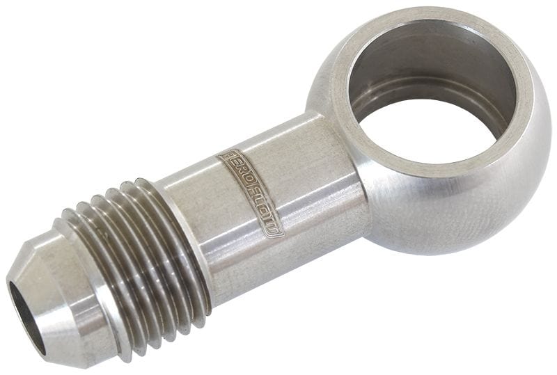 Aeroflow Performance Aeroflow Fittings 14mm to 6AN / Stainless Alloy & Stainless AN Banjo Fittings 14mm SR