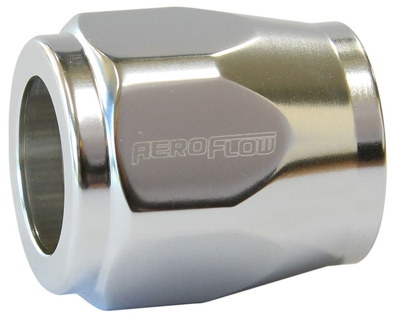 Aeroflow Performance Aeroflow Fittings 32 / Silver Hex Hose Finisher Multiple Sizes - AF150 SR