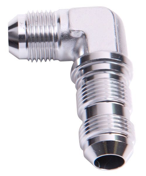 Aeroflow Performance Aeroflow Fittings 4AN / Silver 90° AN Bulkhead AF833 SR
