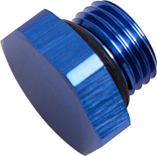Aeroflow Performance Aeroflow Fittings 6AN / Blue ORB Port Plug AF814 SR