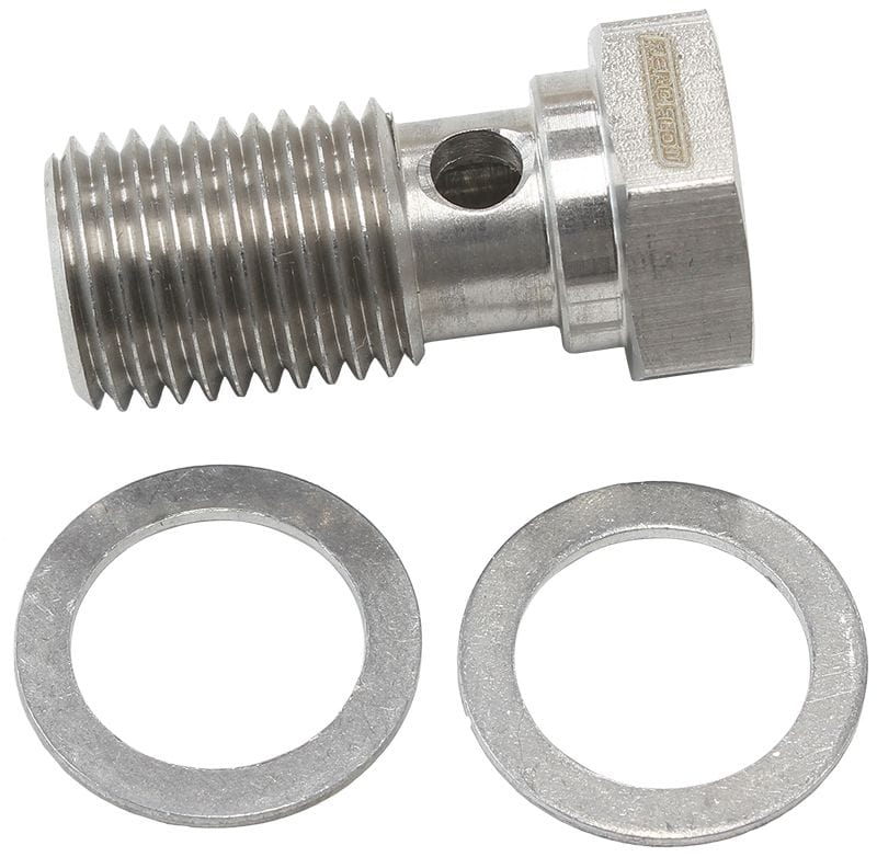Aeroflow Performance Aeroflow Fittings M14 x 1.5 / Stainless Alloy Banjo Bolts - Mulitple Sizes SR