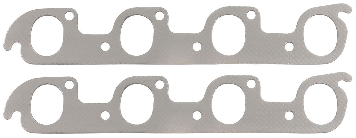 Aeroflow Performance Aeroflow Ford Cleveland 2V Perforated Steel Exhaust Gaskets - AF1854-1812 SR