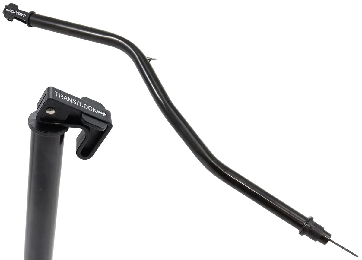 Aeroflow Performance Aeroflow GM 4L60 Locking Transmission Dipstick - Black Finish SR