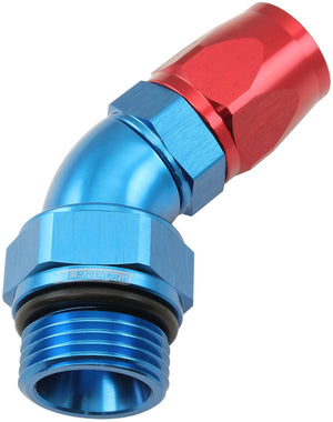 Aeroflow ORB Taper Swivel 45° Hose End -12 ORB to -10AN