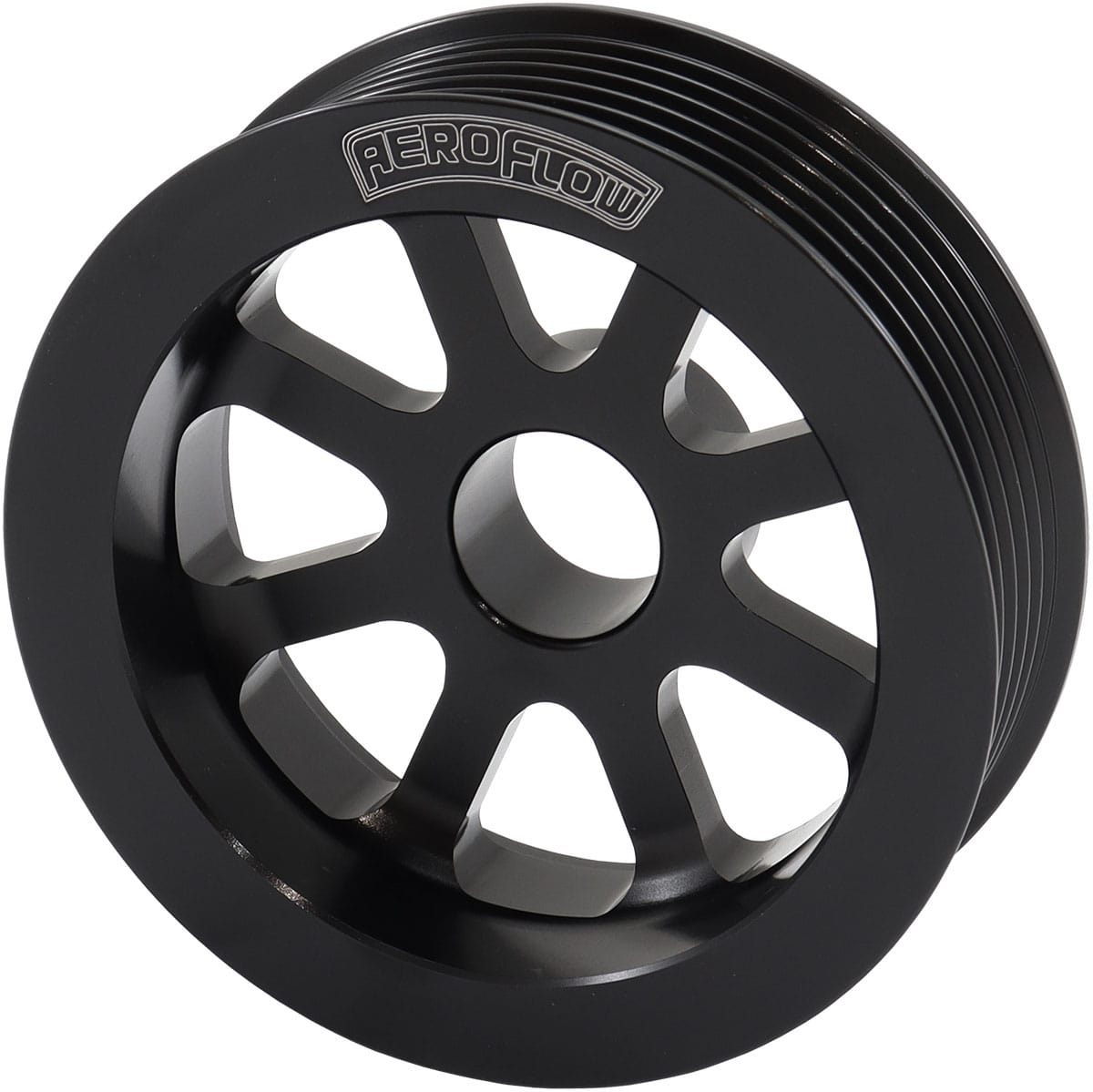 Aeroflow Performance Aeroflow Oversized Alternator Pulley - Mitsubishi 4G63 - AF4080-0005BLK SR