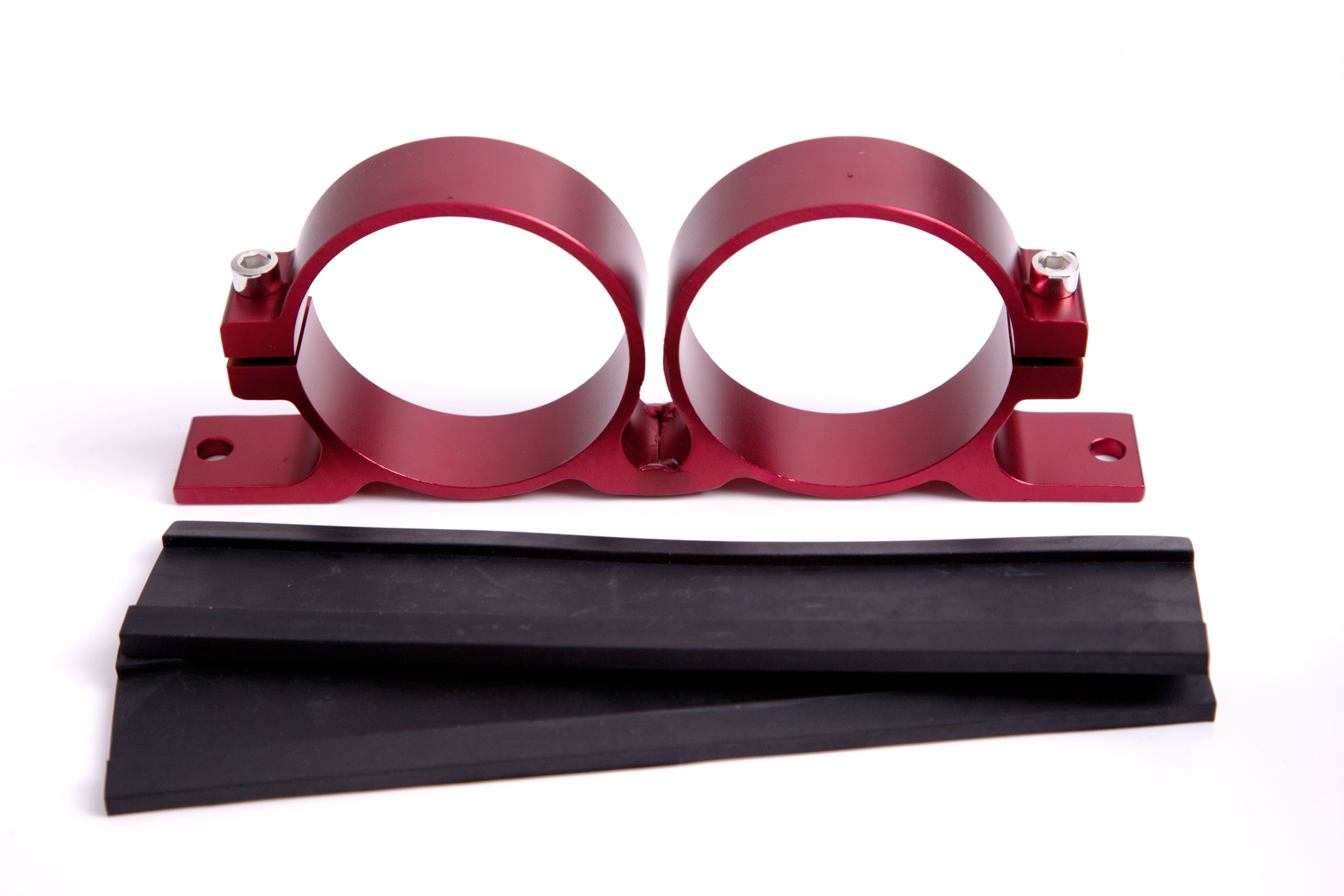 Aeroflow Performance Aeroflow Red Bosch Dual Fuel Pump Bracket SR