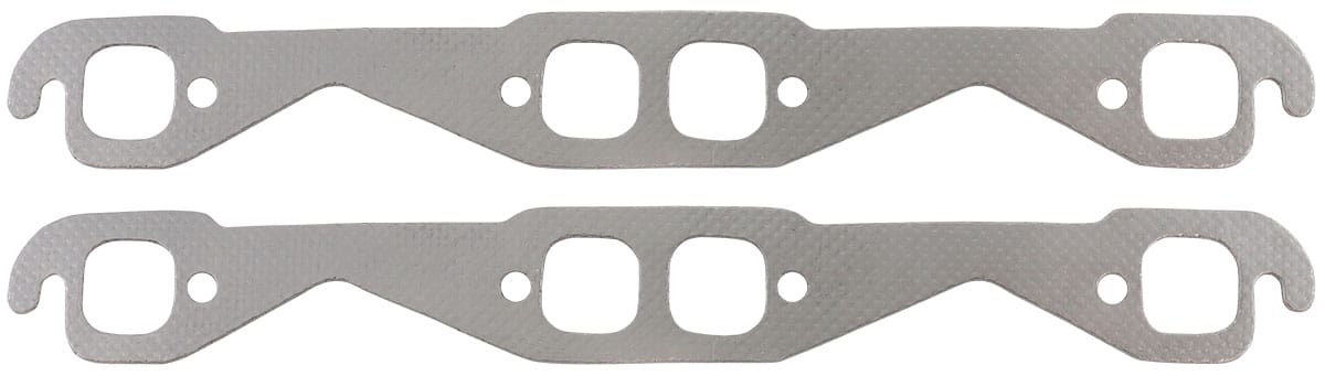Aeroflow Performance Aeroflow Small Block Chev 350 Perforated Steel Exhaust Gaskets - AF1854-1212-2 SR