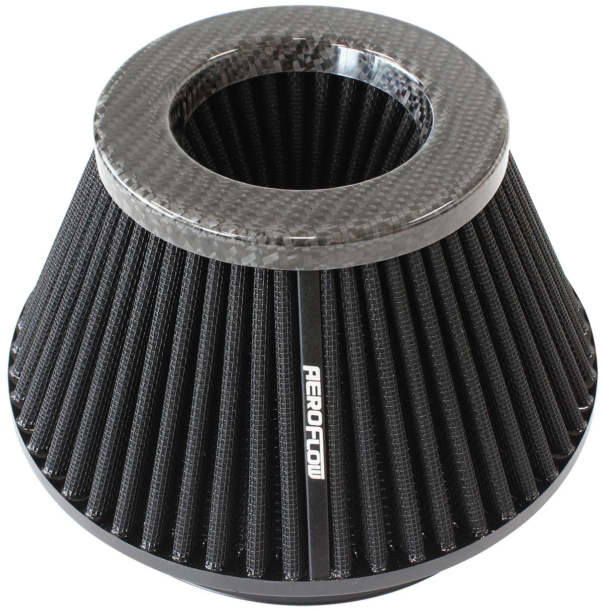 Aeroflow Performance Air Filters AF2911-1009 Universal 6" (153mm) Clamp-On Carbon Fibre Inverted Tapered Pod Filter
4" (102mm) High x 7.6" (193mm) Base O.D x 4.7" (119mm) Top O.D SR