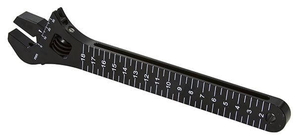 Aeroflow Performance Automotive Tools AF98-2038BLK Wheelie Bar and General Purpose Adjustable Spanner AF98-2038BLK SR