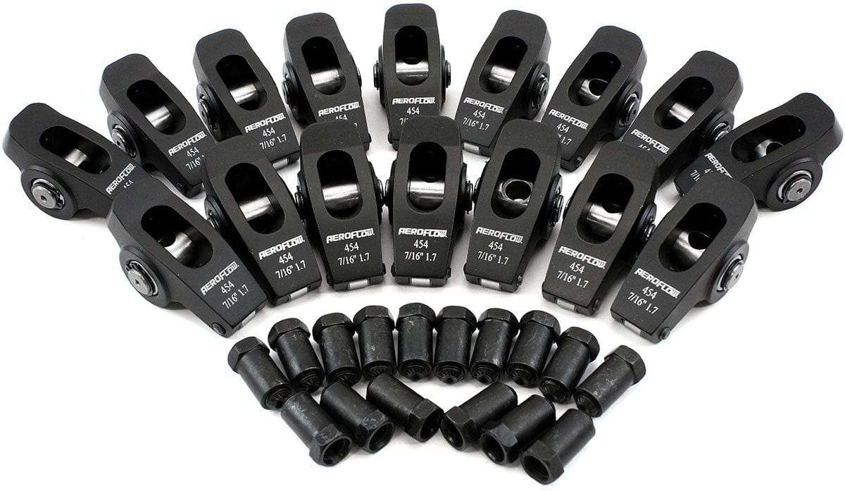 Aeroflow Performance BBC ROCKER ARMS 7/16" STUD 1.7 (AF95-1115) SR