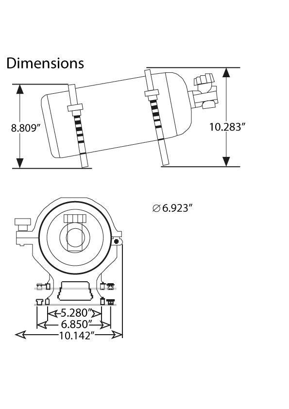 Aeroflow Performance Black Finish. Suits 10lb. & 15lb. Bottles Aeroflow Billet Nitrous Bottle Brackets - Black AF64-5000BLK SR