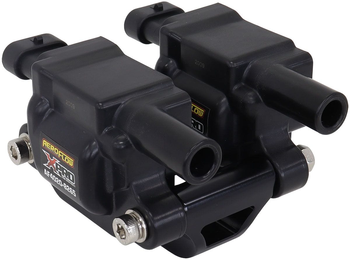 Aeroflow Performance Black Finish. This Kit Mounts 8 Coils. Aeroflow Billet LS2/LS3/LS7 Coil Relocation Kit AF64-4034BLK SR