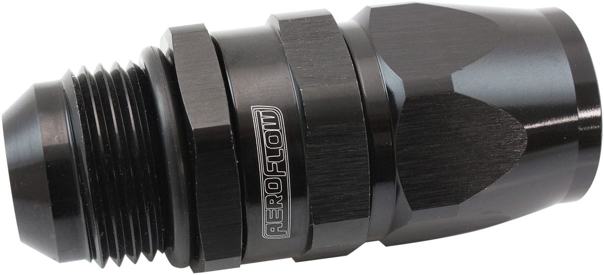 Aeroflow Performance Black MALE -12AN to 12AN TEFLON HOSE SR
