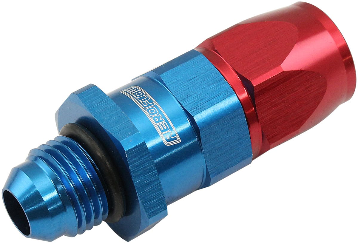 Aeroflow Performance Blue/Red MALE -6AN to -6AN TEFLON HOSE SR