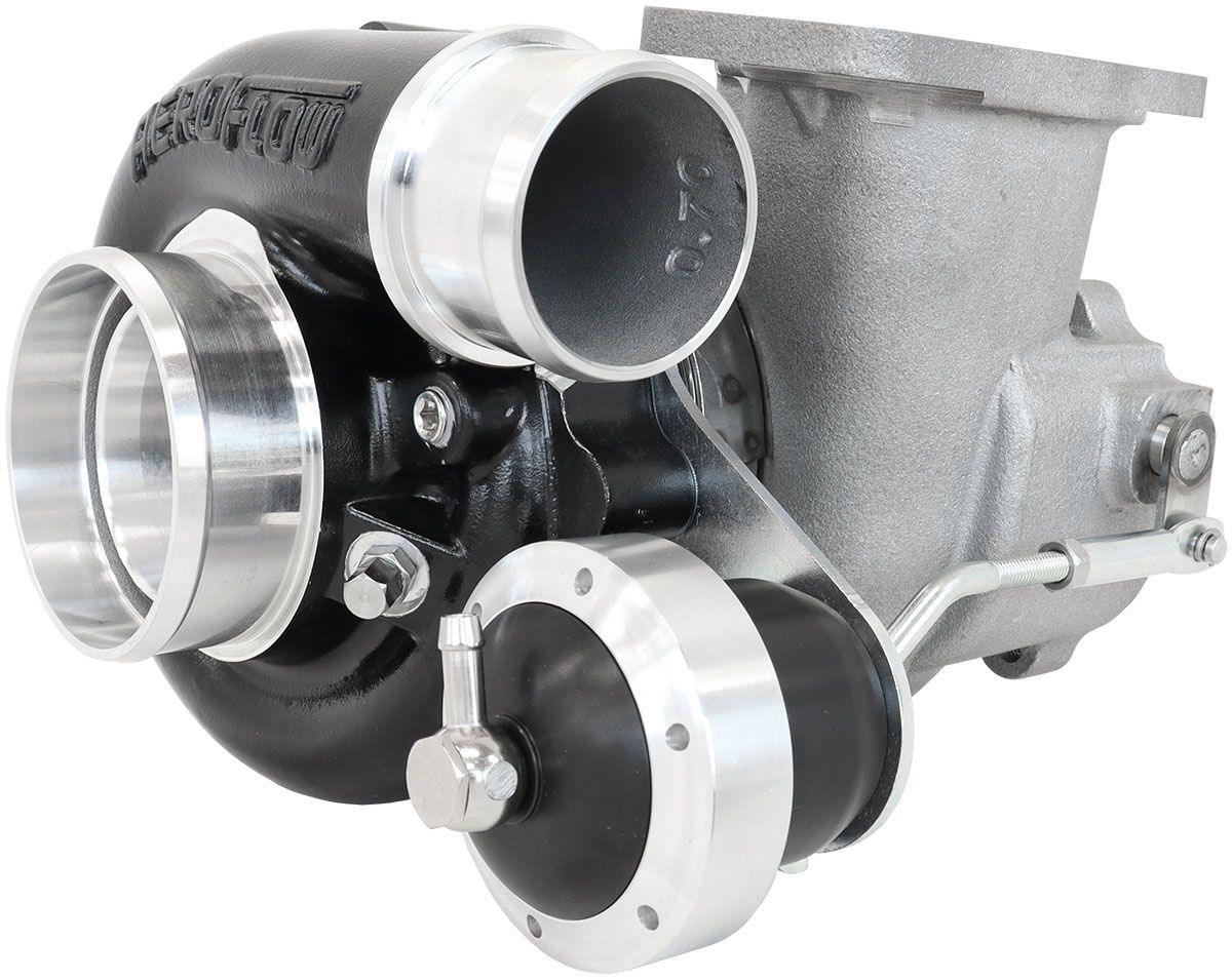 Aeroflow Performance BOOSTED B5455 T3 .83 Internal Wastegate Turbocharger 660HP, Hi Temp Black Finish Aeroflow BOOSTED B5455 T3 .83 Internal Wastegate Turbocharger 660HP, Hi Temp Black Finish SR
