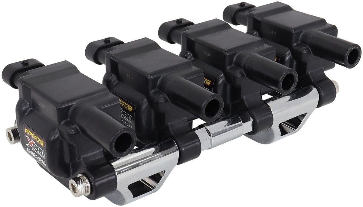 Aeroflow Performance Chrome Finish. This Kit Mounts 8 Coils. Aeroflow Billet LS2/LS3/LS7 Coil Relocation Kit AF64-4034 SR