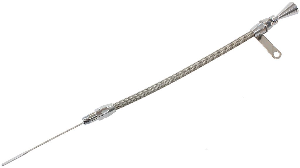 Aeroflow Performance Dipsticks Silver Universal Engine Dipstick 20-3/4" OAL, 1/4" NPT Thread AF64-2123 SR