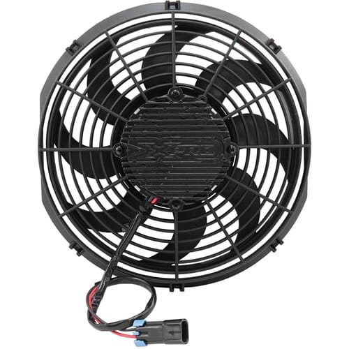 Aeroflow Performance Electric Fans Aeroflow 12" Brushless Electric Fan, Puller Type with Curved Blades - AF49-1122 SR