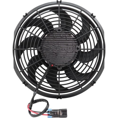 Aeroflow Performance Electric Fans Aeroflow 12" Brushless Electric Fan, Pusher Type with Curved Blades - AF49-0122 SR