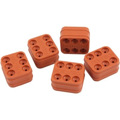 Aeroflow Performance Electrical Aeroflow Replacement 6 Pin WeatherTight DTM Wire Seal AF49-9143 SR