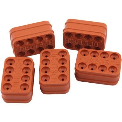 Aeroflow Performance Electrical Aeroflow Replacement 8 Pin WeatherTight DTM Wire Seal AF49-9144 SR