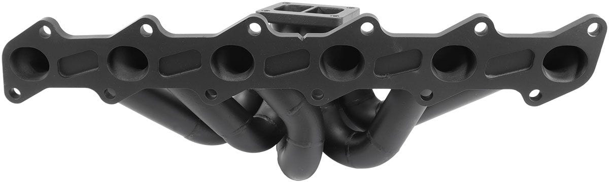 Aeroflow Performance Engine Manifolds AF8277-3000 Ford Barra T4 Turbo Manifold Suits High Mount GT35-GT42 Turbo, 50mm External SR