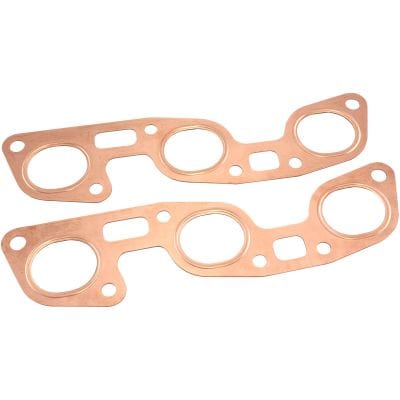 Aeroflow Performance Exhaust Aeroflow Nissan RB26 Copper Embossed Exhaust Gasket (2 Pieces) AF1854-2804 SR