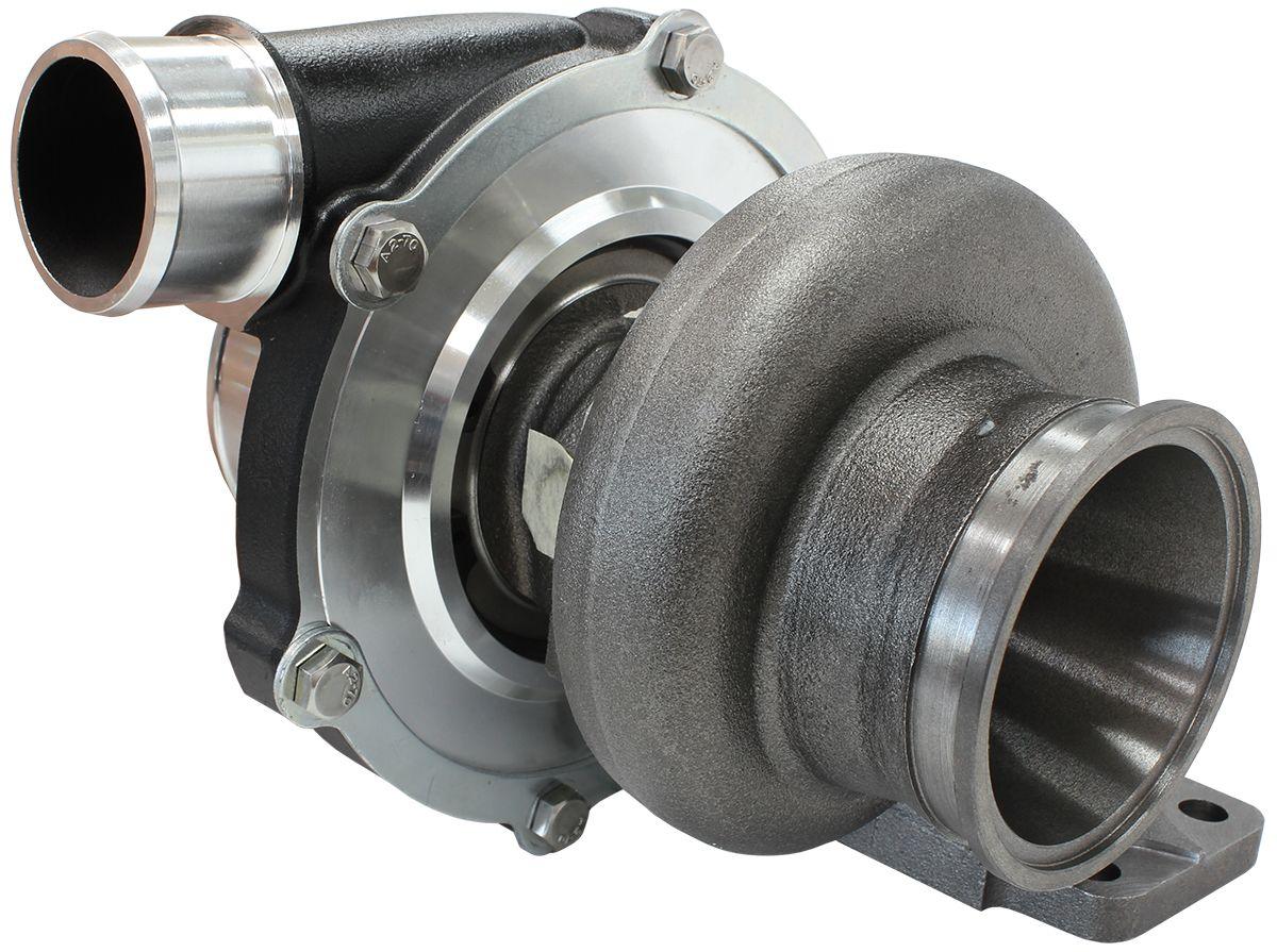 Aeroflow Performance External Wastegate, T3 Inlet Flange, V-Band Exhaust Flange Aeroflow BOOSTED 5455 .63 Turbocharger 650HP, Hi Temp Black Finish AF8005-3000BLK SR