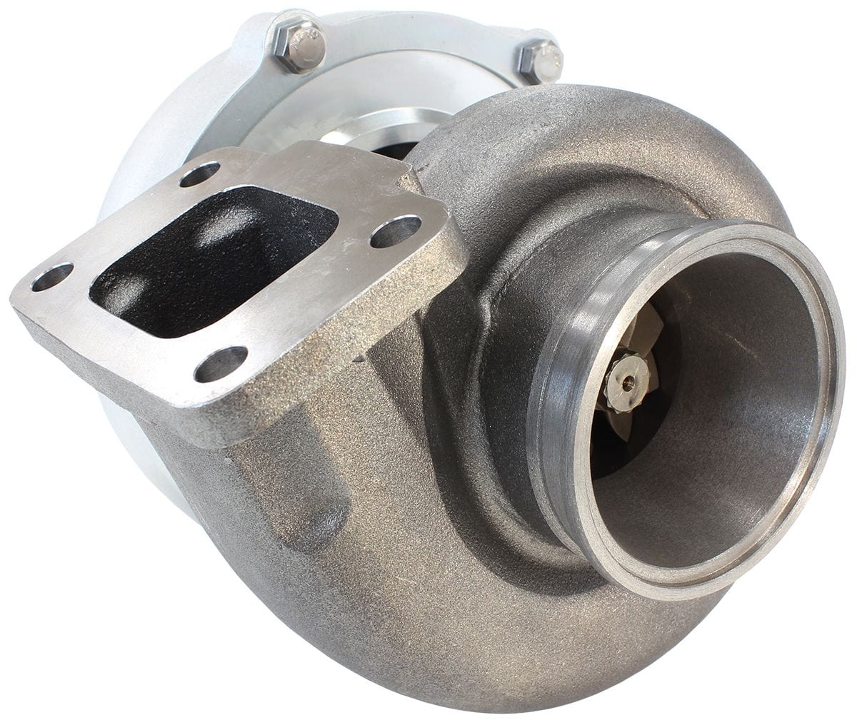 Aeroflow Performance External Wastegate, T3 Inlet Flange, V-Band Exhaust Flange Aeroflow BOOSTED 5855 1.06 Turbocharger 750HP, Natural Cast Finish AF8005-3007 SR