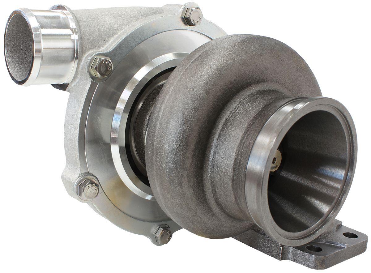 Aeroflow Performance External Wastegate, T3 Inlet Flange, V-Band Exhaust Flange Aeroflow BOOSTED 5855 .63 Turbocharger 750HP, Natural Cast Finish AF8005-3005 SR