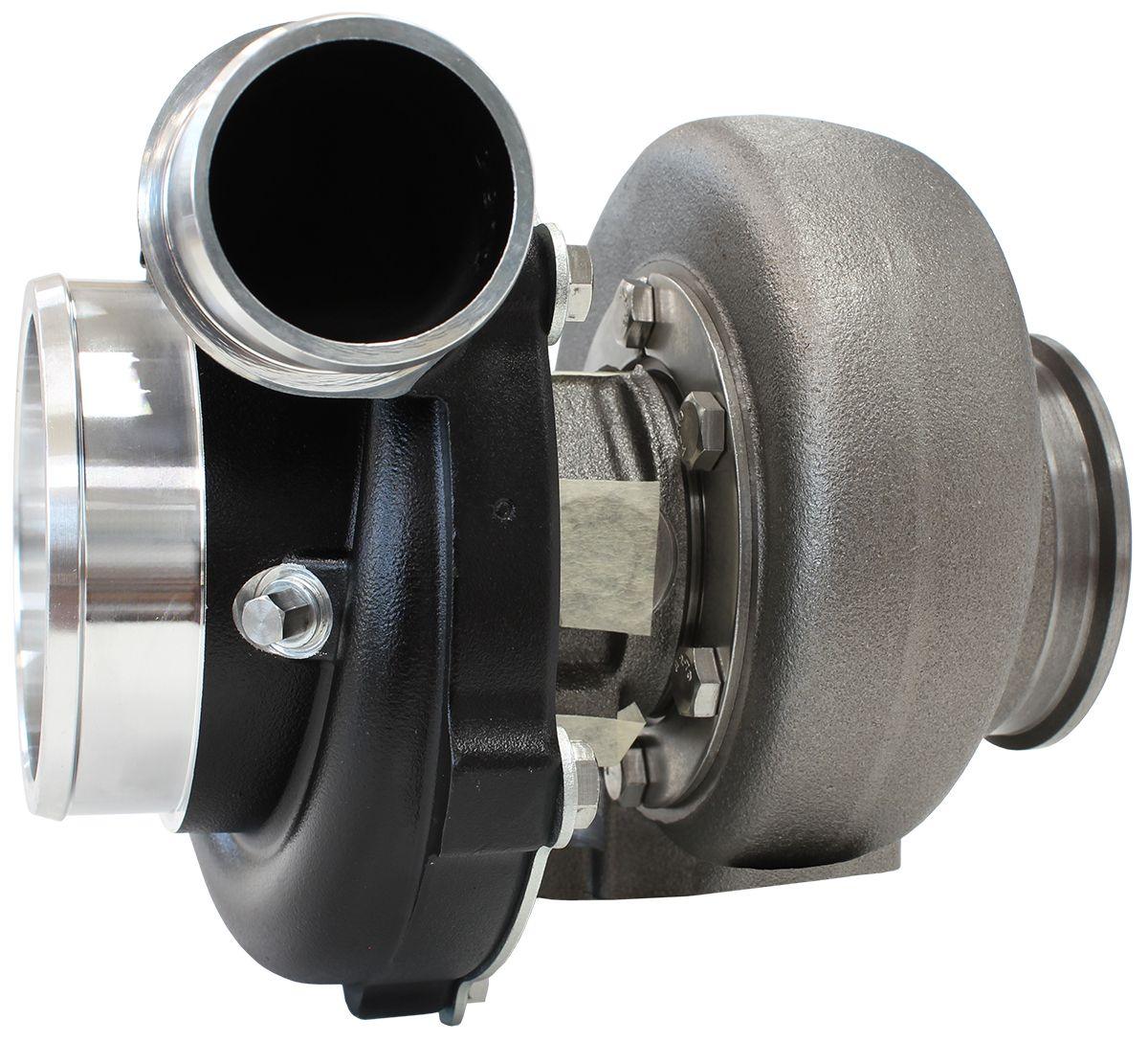 Aeroflow Performance External Wastegate, T3 Inlet Flange, V-Band Exhaust Flange Aeroflow BOOSTED 5862 1.06 Turbocharger 750HP, Hi Temp Black Finish AF8005-3012BLK SR