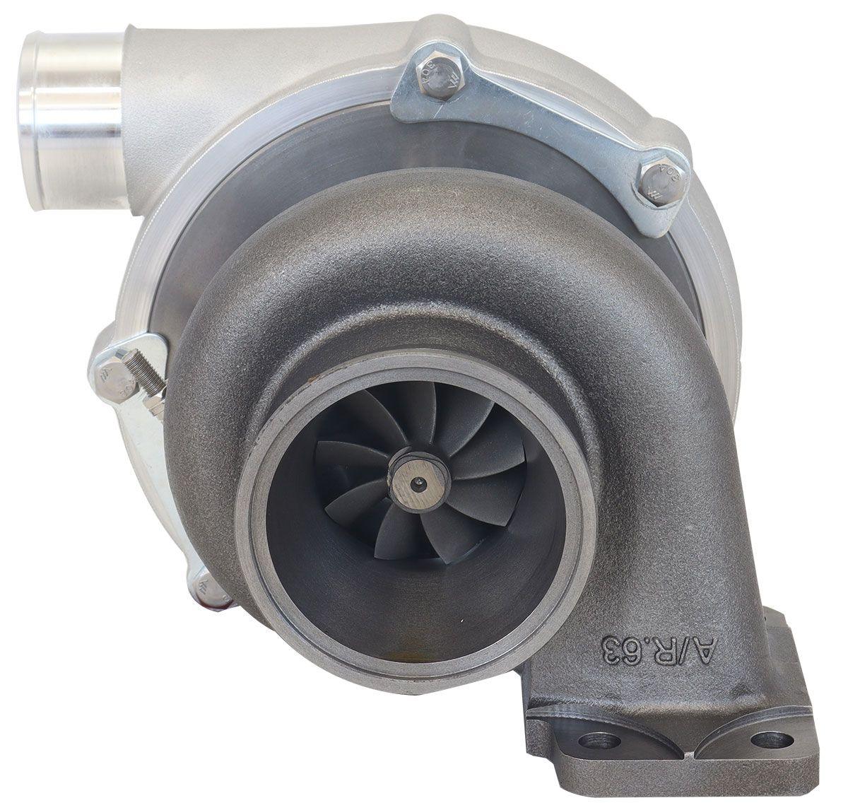 Aeroflow Performance External Wastegate, T3 Inlet Flange, V-Band Exhaust Flange Aeroflow BOOSTED 6255 .63 Turbocharger 900HP, Natural Cast Finish AF8005-3051 SR