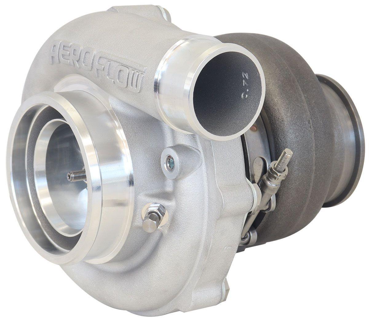Aeroflow Performance External Wastegate, T3 Inlet Flange, V-Band Exhaust Flange Aeroflow BOOSTED 6262 .83 Turbocharger 900HP, Natural Cast Finish AF8005-3060 SR