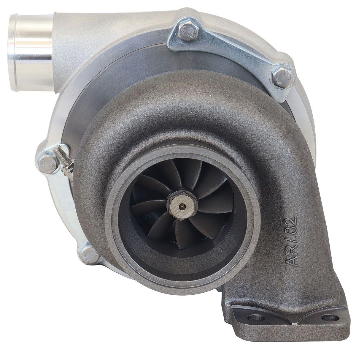 Aeroflow Performance External Wastegate, T3 Inlet Flange, V-Band Exhaust Flange Aeroflow BOOSTED 6262 .83 Turbocharger 900HP, Natural Cast Finish AF8005-3060 SR