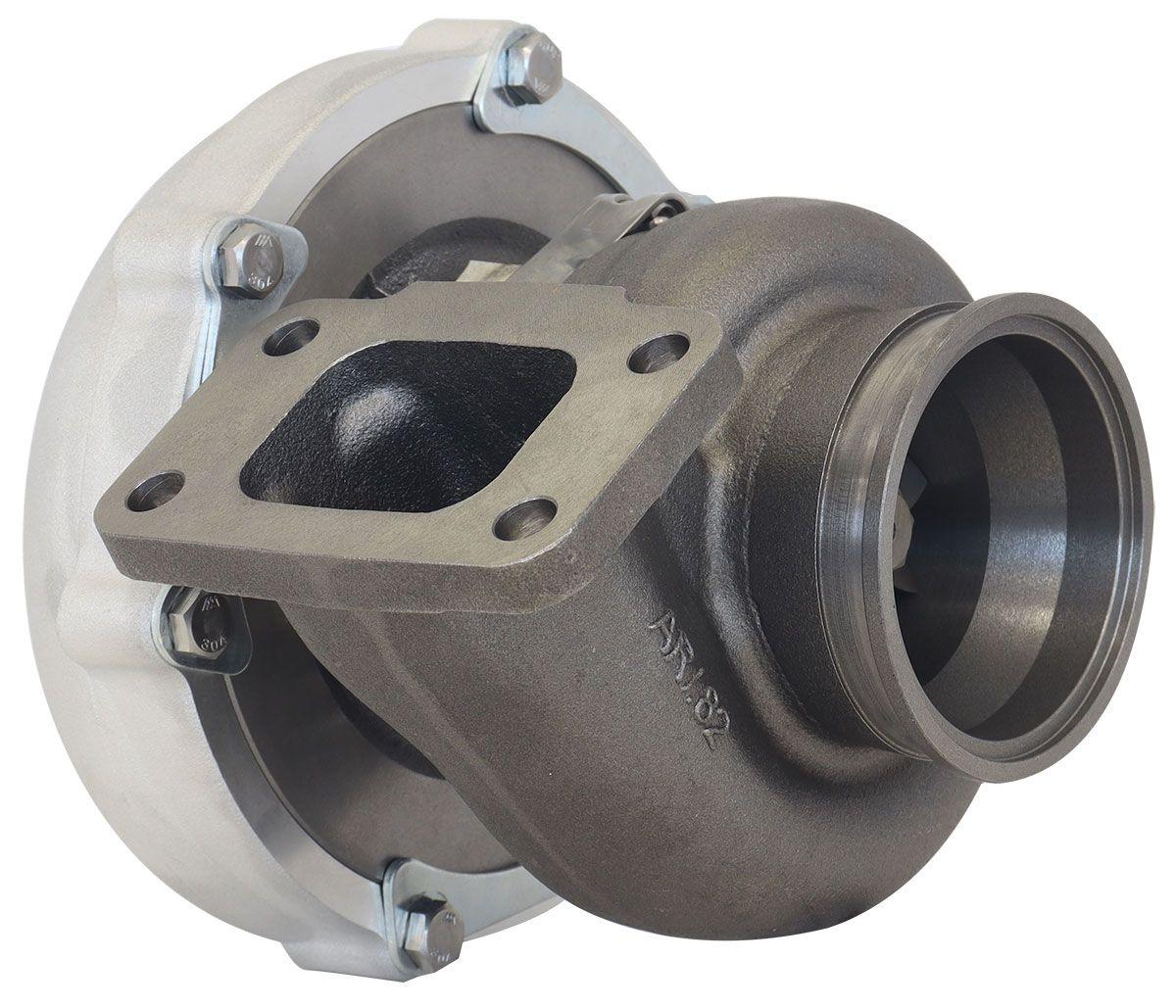 Aeroflow Performance External Wastegate, T3 Inlet Flange, V-Band Exhaust Flange Aeroflow BOOSTED 6262 .83 Turbocharger 900HP, Natural Cast Finish AF8005-3060 SR
