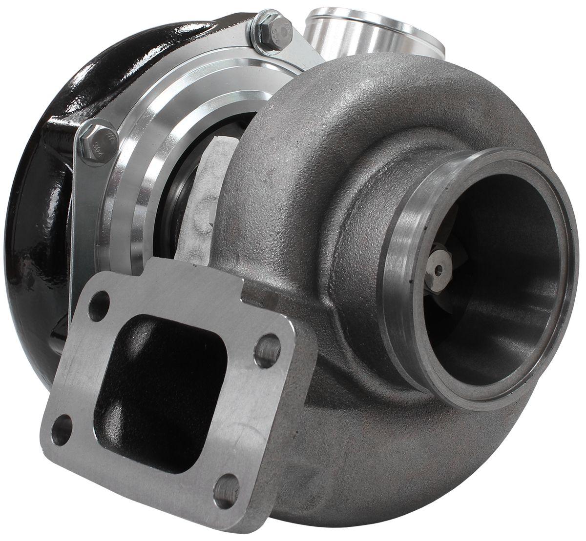 Aeroflow Performance External Wastegate, T3 Inlet Flange, V-Band Exhaust Flange Aeroflow BOOSTED 6762 1.06 Turbocharger 950HP, Hi Temp Black Finish AF8005-3030BLK SR