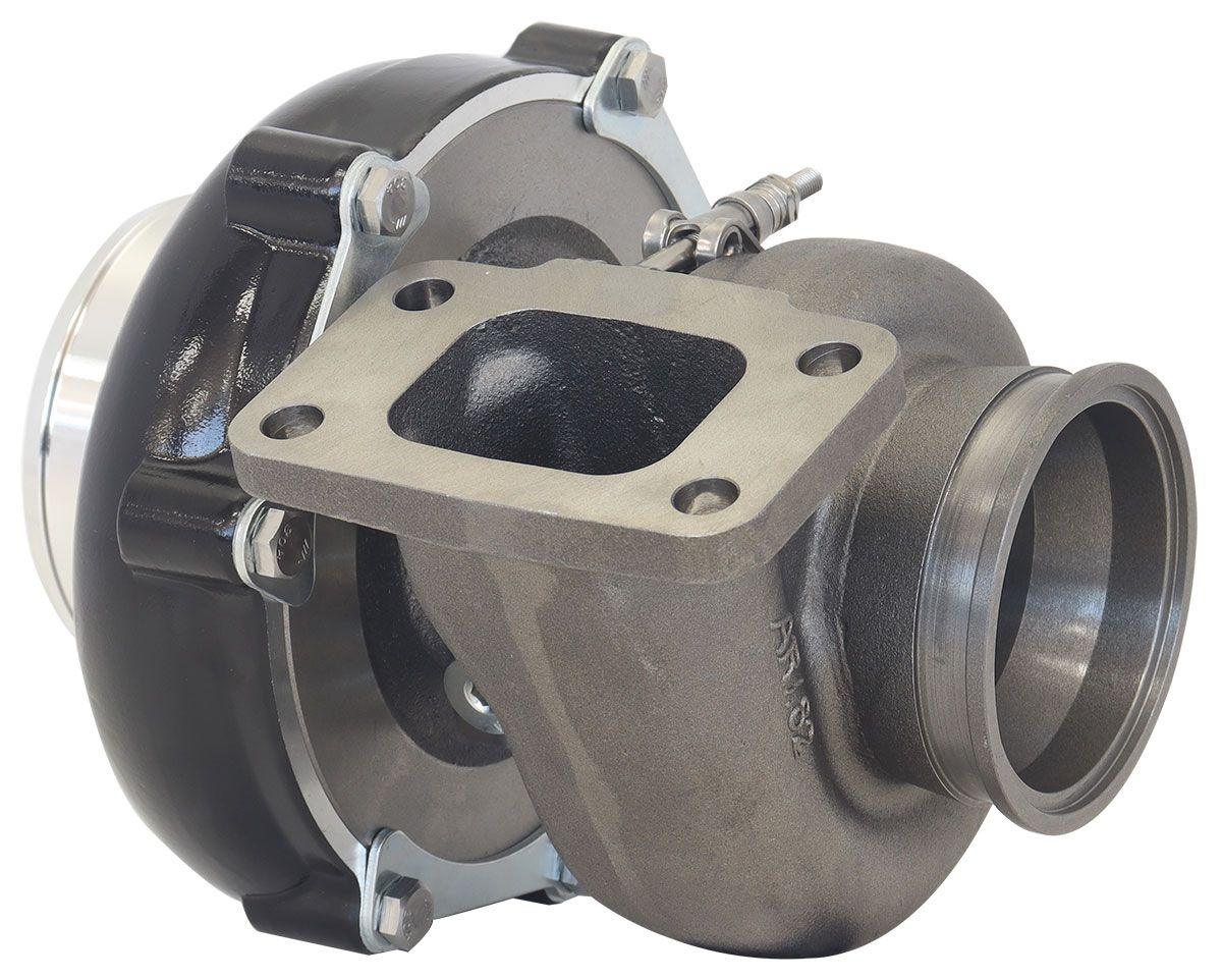 Aeroflow Performance External Wastegate, T3 Inlet Flange, V-Band Exhaust Flange Aeroflow BOOSTED 6862 .82 Turbocharger 1050HP, Hi Temp Black Finish AF8005-3068BLK SR