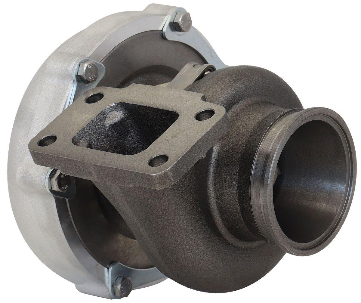 Aeroflow Performance External Wastegate, T3 Inlet Flange, V-Band Exhaust Flange Aeroflow BOOSTED B5855 .61 Turbocharger 770HP, Natural Cast Finish AF8005-3043 SR