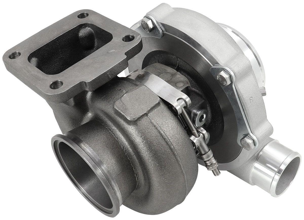 Aeroflow Performance External Wastegate, T4 Inlet Flange, V-Band Exhaust Flange Aeroflow BOOSTED 6262 T4 .82 Turbocharger 900HP, Natural Cast Finish AF8005-4053 SR