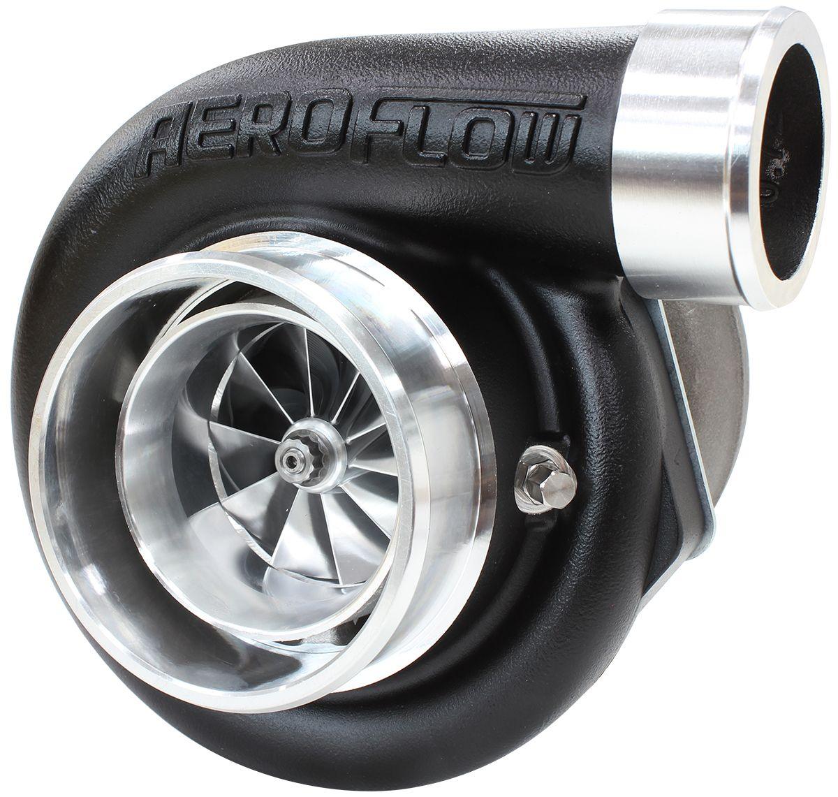 Aeroflow Performance External Wastegate, T4 Inlet Flange, V-Band Exhaust Flange Aeroflow BOOSTED 6662 T4 .82 Turbocharger 900HP, Hi Temp Black Finish AF8005-4000BLK SR