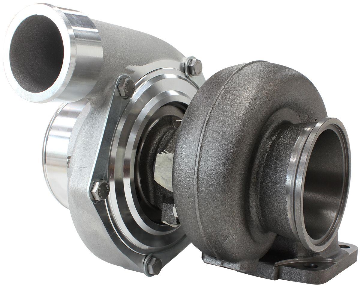 Aeroflow Performance External Wastegate, T4 Inlet Flange, V-Band Exhaust Flange Aeroflow BOOSTED 6662 T4 .82 Turbocharger 900HP, Natural Cast Finish AF8005-4000 SR