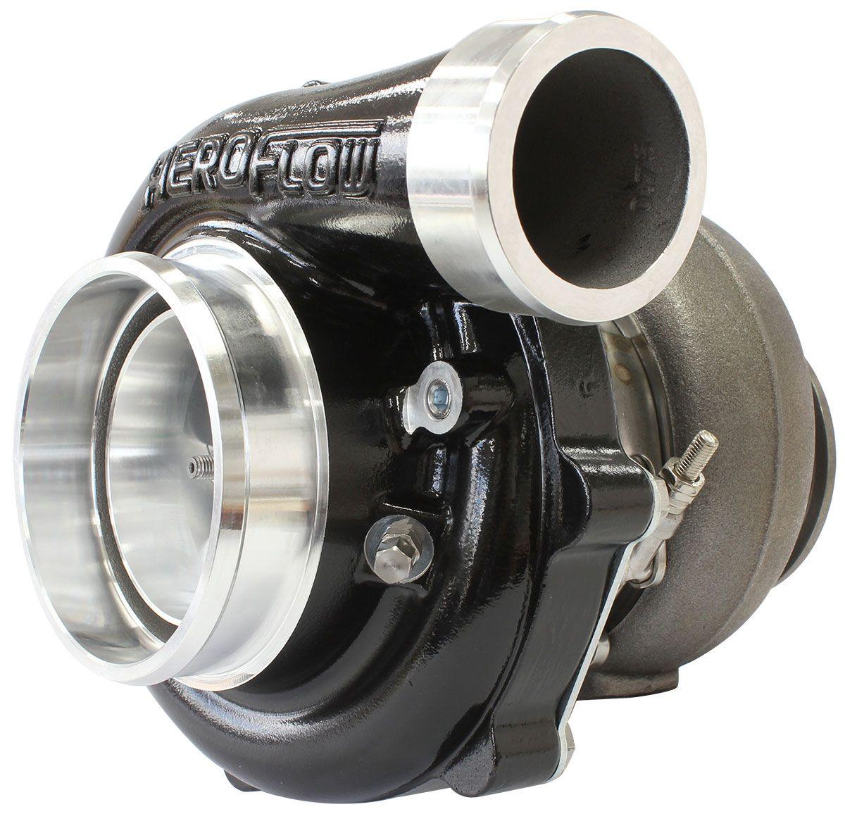 Aeroflow Performance External Wastegate, T4 Inlet Flange, V-Band Exhaust Flange Aeroflow BOOSTED 6862 T4 .82 Turbocharger 1050HP, Hi Temp Black Finish AF8005-4054BLK SR