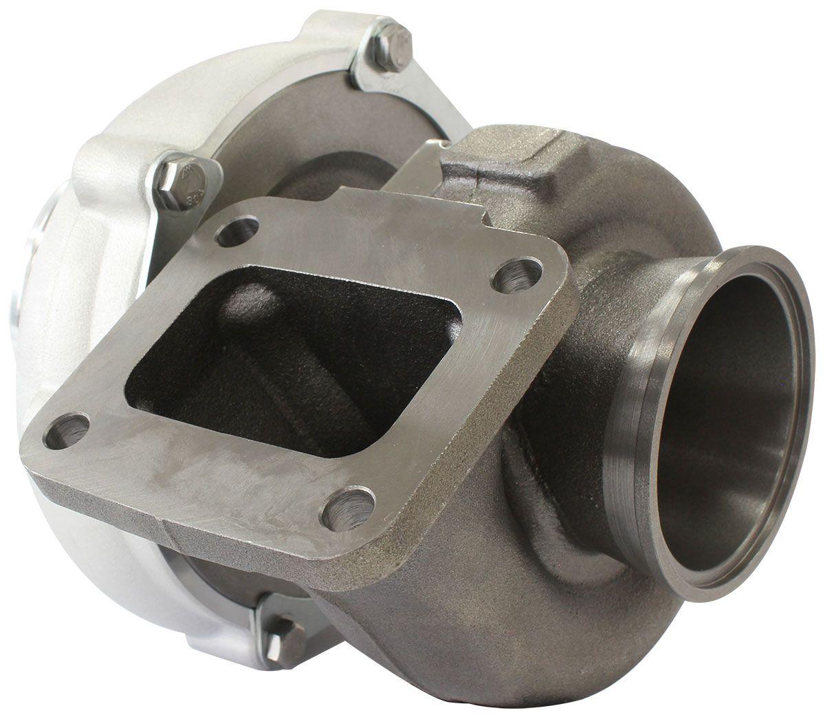 Aeroflow Performance External Wastegate, T4 Inlet Flange, V-Band Exhaust Flange Aeroflow BOOSTED 6862 T4 .82 Turbocharger 1050HP, Natural Cast Finish AF8005-4054 SR