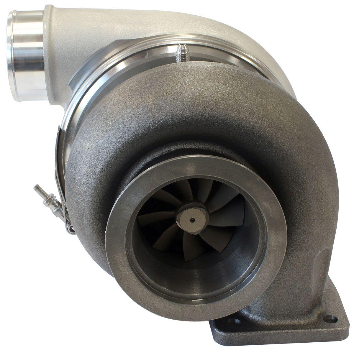 Aeroflow Performance External Wastegate, T4 Inlet Flange, V-Band Exhaust Flange Aeroflow BOOSTED 7375 T4 1.25 Turbocharger 1200HP, Natural Cast Finish AF8005-4042 SR